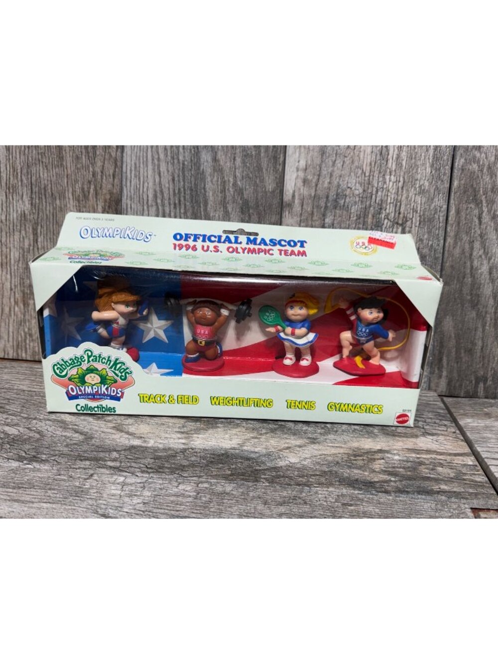 Cabbage Patch Olympic Official 1996 US Team Track Weightlifting Tennis Gymnastic